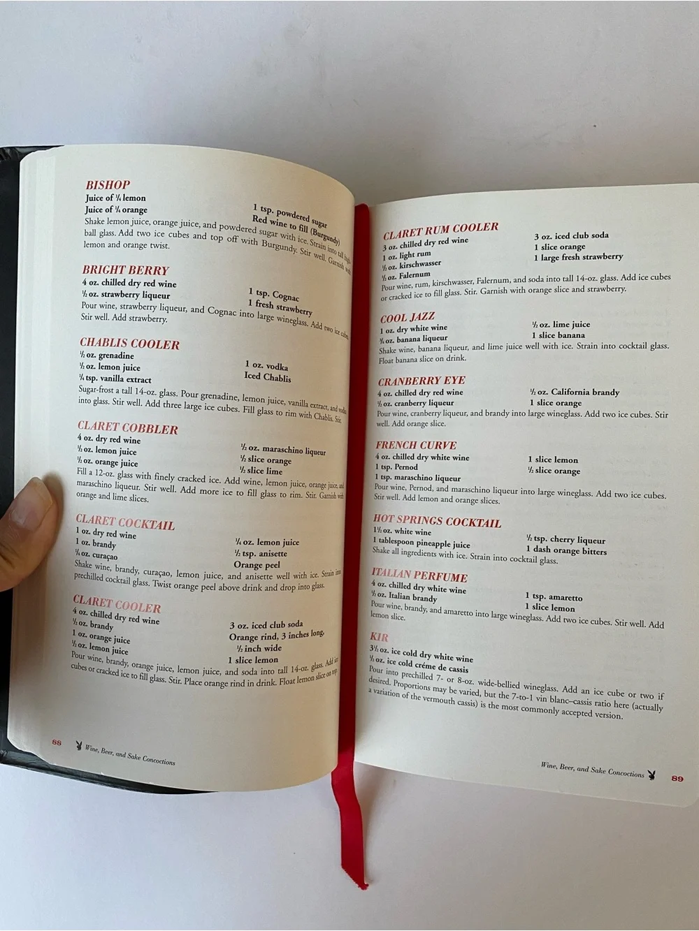 Playboy Bartender's Guide Book Softcover Cocktail Recipes Thomas Mario Retro